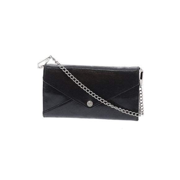 Rebecca Minkoff 100% Leather Crossbody ChainBag Mini Black Wallet - Main Image